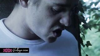 Erotic escapade in the woods