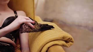 Dane Jones Passionate pussy licking and intimate fucking with small tits Euro babe in stockings and heels.