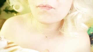 This Giantess Eats in Braces