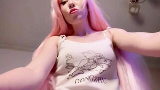 Russian Giantess Plays with Her Tiny Slave