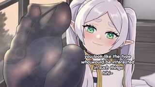 Frieren wants you to join their party JOI (femdom, feet)