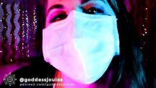Surgical Mask ASMR - dust mask whispering surgical gloves medical fetish