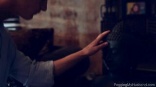 Strap-on Domme Destroys Femboy