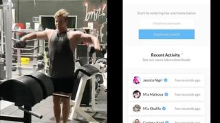OnlyFans UtahJaz fucks her boyfriend in the gym