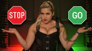 Edging JOI game, Red Light Green Light, Jerk Off Teasing Instructions with Mistress Melody Cheeks