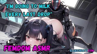 Your hot A.I girlfriend malfunctions and straps you to her milking chair [FEMDOM FANTASY ROLEPLAY]
