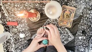 Tar-toe reading. If you see this- you were meant to see this message. witch foot goddess worship