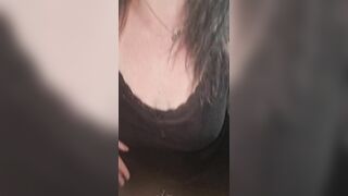 Brunette smoking slutty milf blows, eats ass, prostate massage for explosive cumshot