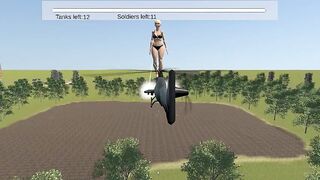 යෝධ කෙල්ලන්ගේ ප්‍රහාරය | Flattened Giant Attack Gameplay in Sinhala