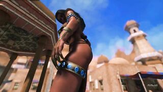 Giantess grows during dancing - Part 1