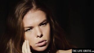 Sexy submissive masturbates as her mistress spanks her ass