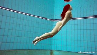 Deniska gorgeous brunette teenie big tits swimming