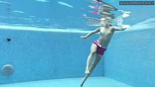 Public rented swimming pool for you guys with Lady Dee